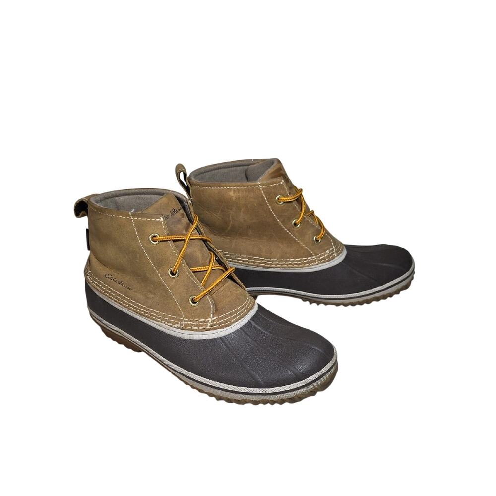 Eddie Bauer Hunt Pac Mid Waterproof Duck Boots Womens Size 9.5